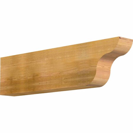 Ekena Millwork Carmel Rough Sawn Rafter Tail, Western Red Cedar, 6"W x 12"H x 48"L RFT06X12X48CAR00RWR